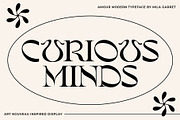 Amour Modern Display Logo Serif, a Sans Serif Font by Mila Garret (Thumbnail 2 of 27)