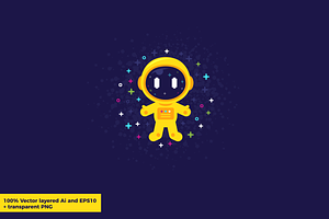 Little Astronaut Clipart