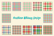 Christmas Plaid Seamless Patterns, a Pattern Graphic by Northern Whimsy Design (Thumbnail 3 of 3)