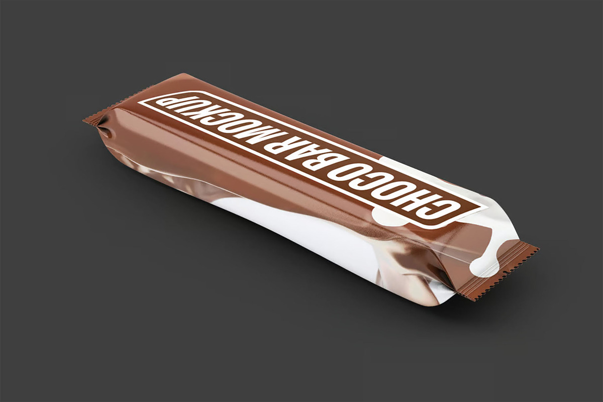 Chocolate Bar Mockup, an Advertising Mockup by Hubzway (Photo 4 of 5)