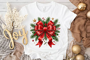 Christmas Bow Holiday Wreath PNG, a Seasonal Illustration by DreamPrint404 (Thumbnail 5 of 6)