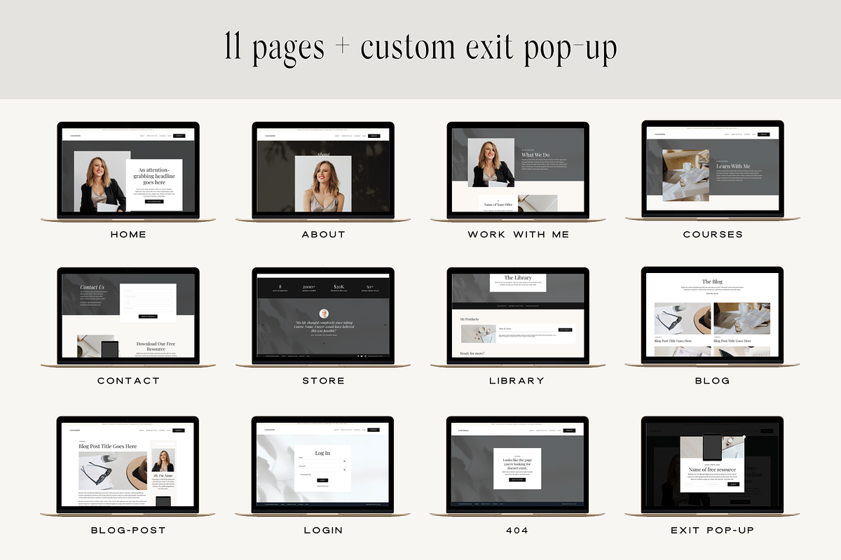 Kajabi Website Theme, a Landing Page Template by Pixel & Flow (Photo 2 of 9)
