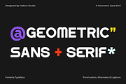 Fonteira Geometric Sans Serif Font, a Sans Serif Font by Vadovastd (Thumbnail 6 of 9)