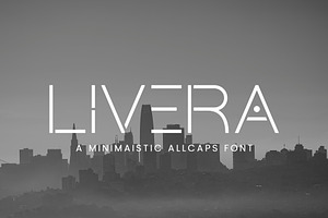 LIVERA - Minimalist Allcaps Font