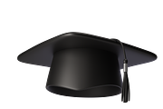 3D Black Graduation cap icons, an Object 3D Model by Hannet (Thumbnail 2 of 4)