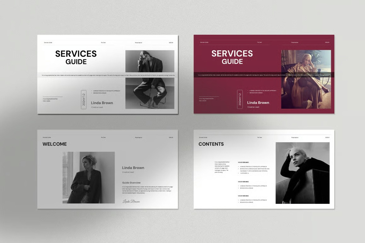 Services Guide Google Slide Template, a Presentation Template by Fit-tee (Photo 5 of 9)