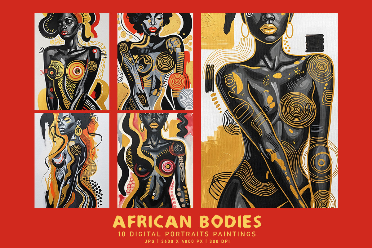 African Bodies, a Decorative Illustration by Digital Art Creations (Photo 1 of 6)