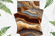 Golden Brown Agate Scrapbook Page, a Background Graphic by V Design Creator (Thumbnail 12 of 12)
