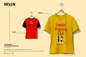 Hanging T-shirt Mockup Set, a Shirt Mockup by Se٧enStudio