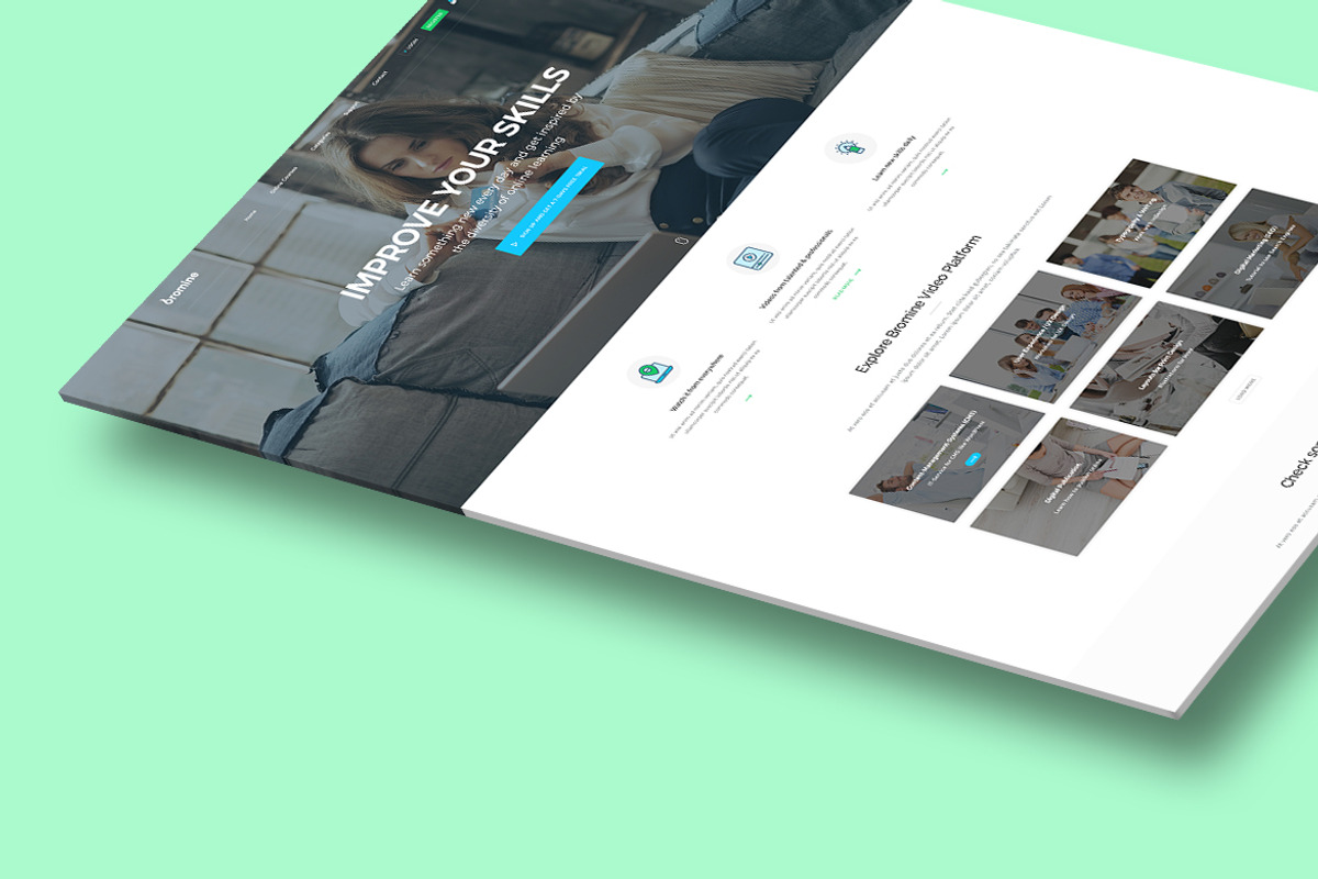 3D Website Mockup, a Device Mockup by KL-Webmedia (Photo 2 of 5)