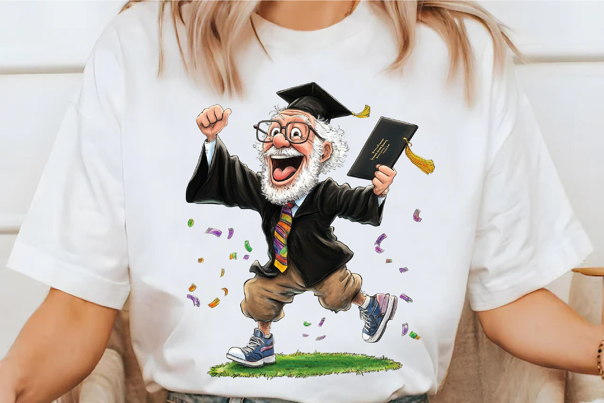 Whimsical Graduation Grandpa Clipart, an Illustration by designcity5 (Photo 5 of 5)