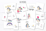 Cute Unicorns, an Illustration by BerryCaty (Thumbnail 5 of 15)