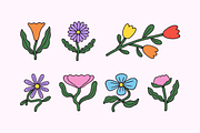 Sunny Blooms Illustration Set, an Object Illustration by The Isian (Thumbnail 6 of 16)