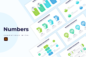 Numbers Illustrator Templates