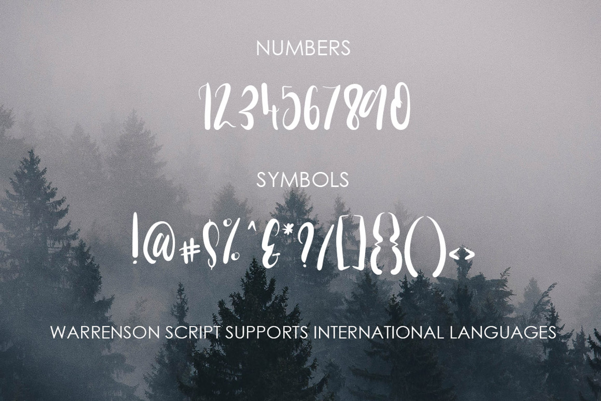 Warrenson Script Font, a Script Font by Creativeqube Design (Photo 19 of 19)
