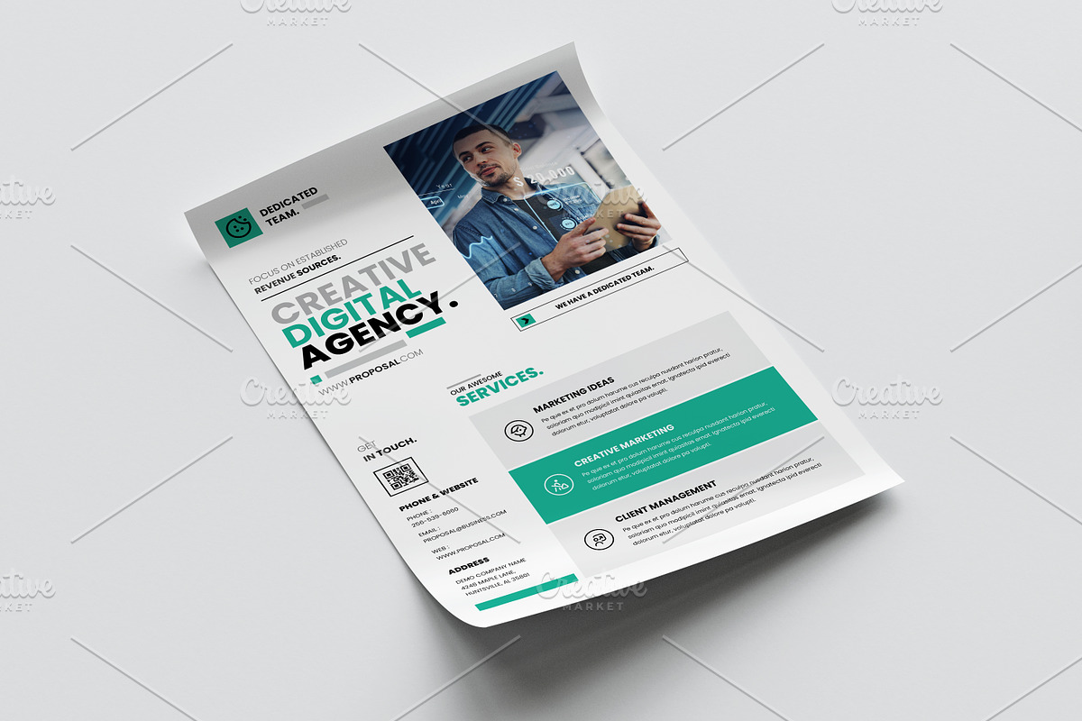 Business Flyer Template, a Flyer Template by FlyeredTemplate (Photo 4 of 4)