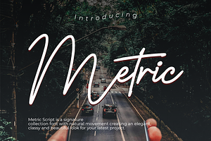 Matric, a Font by cocodesign