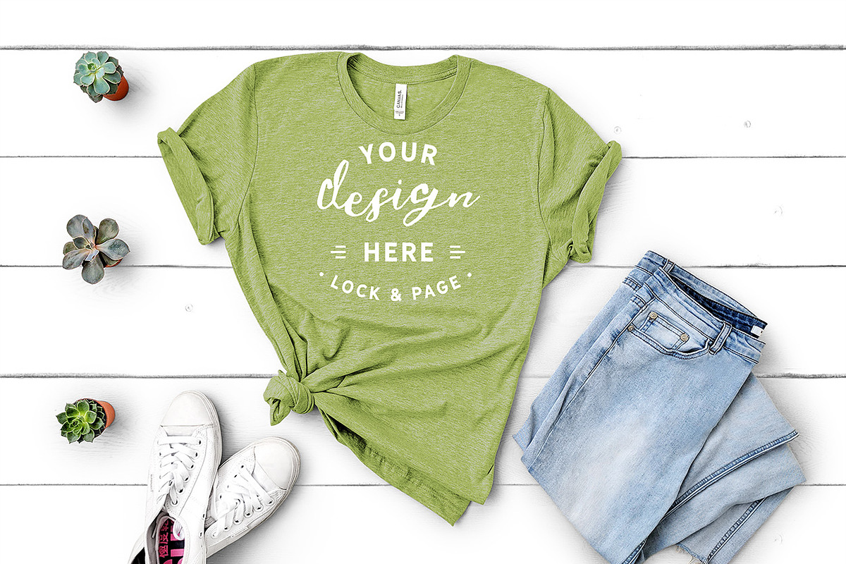 Bella Canvas T-Shirt Mockup Bundle, a Shirt Mockup by lock and page (Photo 72 of 85)