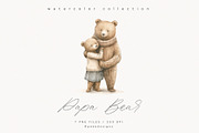 Papa Bear, an Animal Illustration by PeDe Designs (Thumbnail 7 of 9)