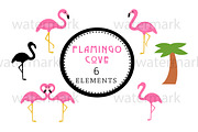 Flamingo Seamless Patterns, a Pattern Graphic by Clover & Lilly (Thumbnail 4 of 5)