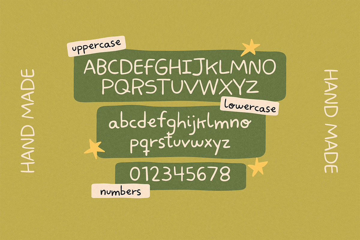 Vanilla Cake – Cute Font, a Handwritten Font by Maria Feliz Fonts (Photo 9 of 9)