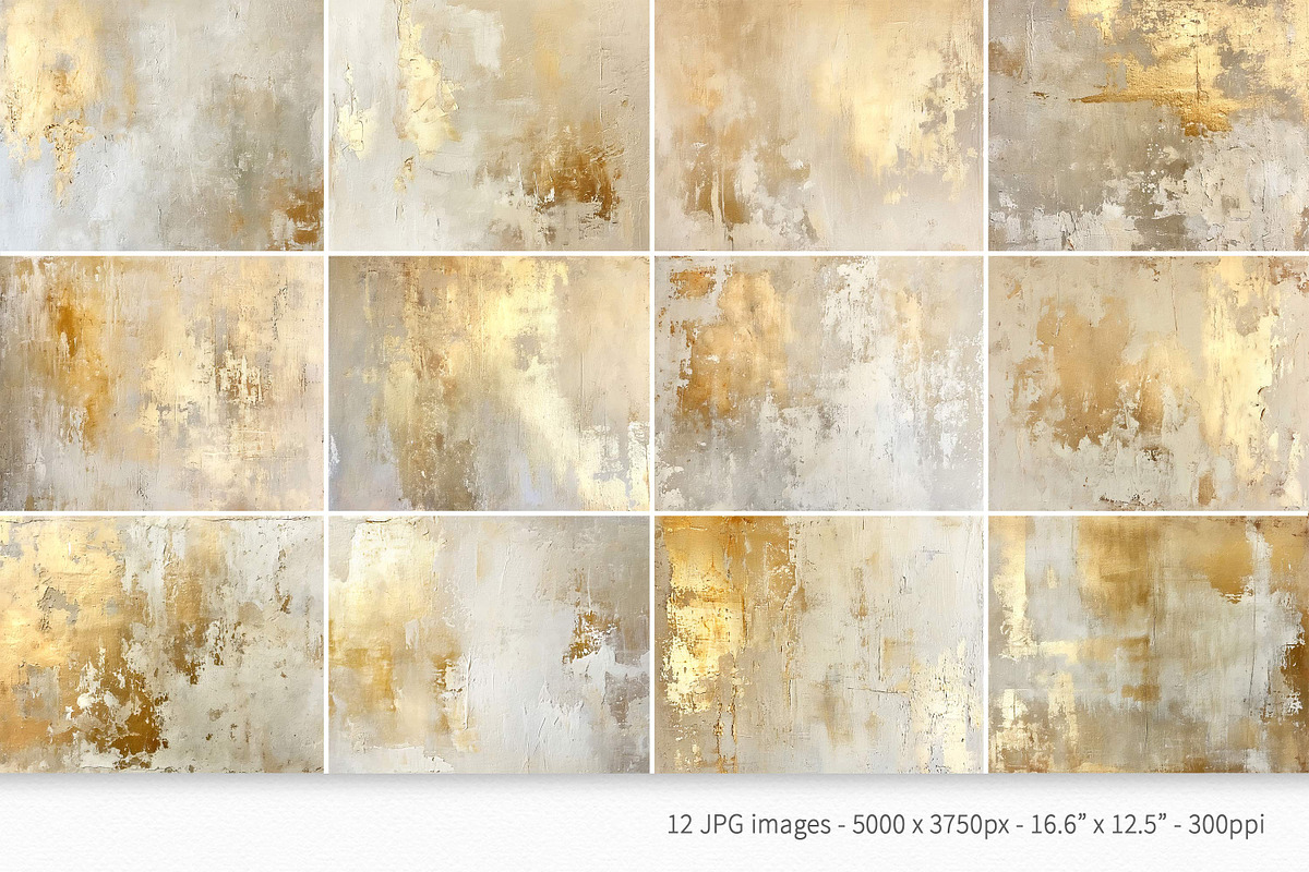 Champagne and Gold Texture Paintings, a Texture Graphic by rileyBgraphics (Photo 2 of 7)