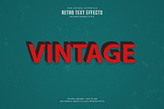 Editable Retro Vector Text Effect, a Plug-in Add-On by Photoshop Action (Thumbnail 3 of 11)