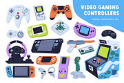 Video game consoles, joysticks set, a Technology Illustration by Good Studio (Thumbnail 1 of 4)