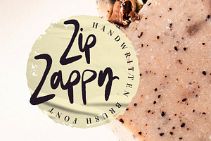 Zip Zappy Handritten Brush Font