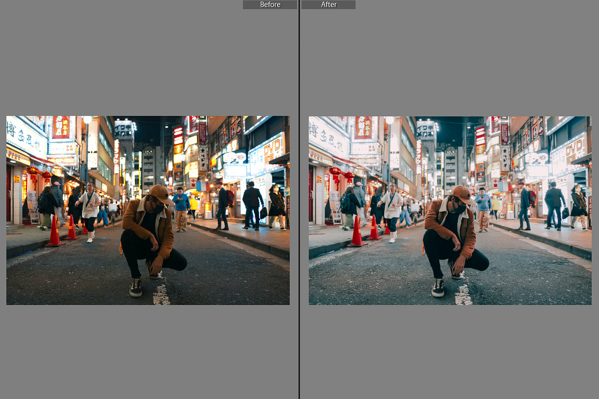 Night Photography Lightroom Preset, a Layer Style Add-On by GeorgeKhelashvili (Photo 3 of 9)