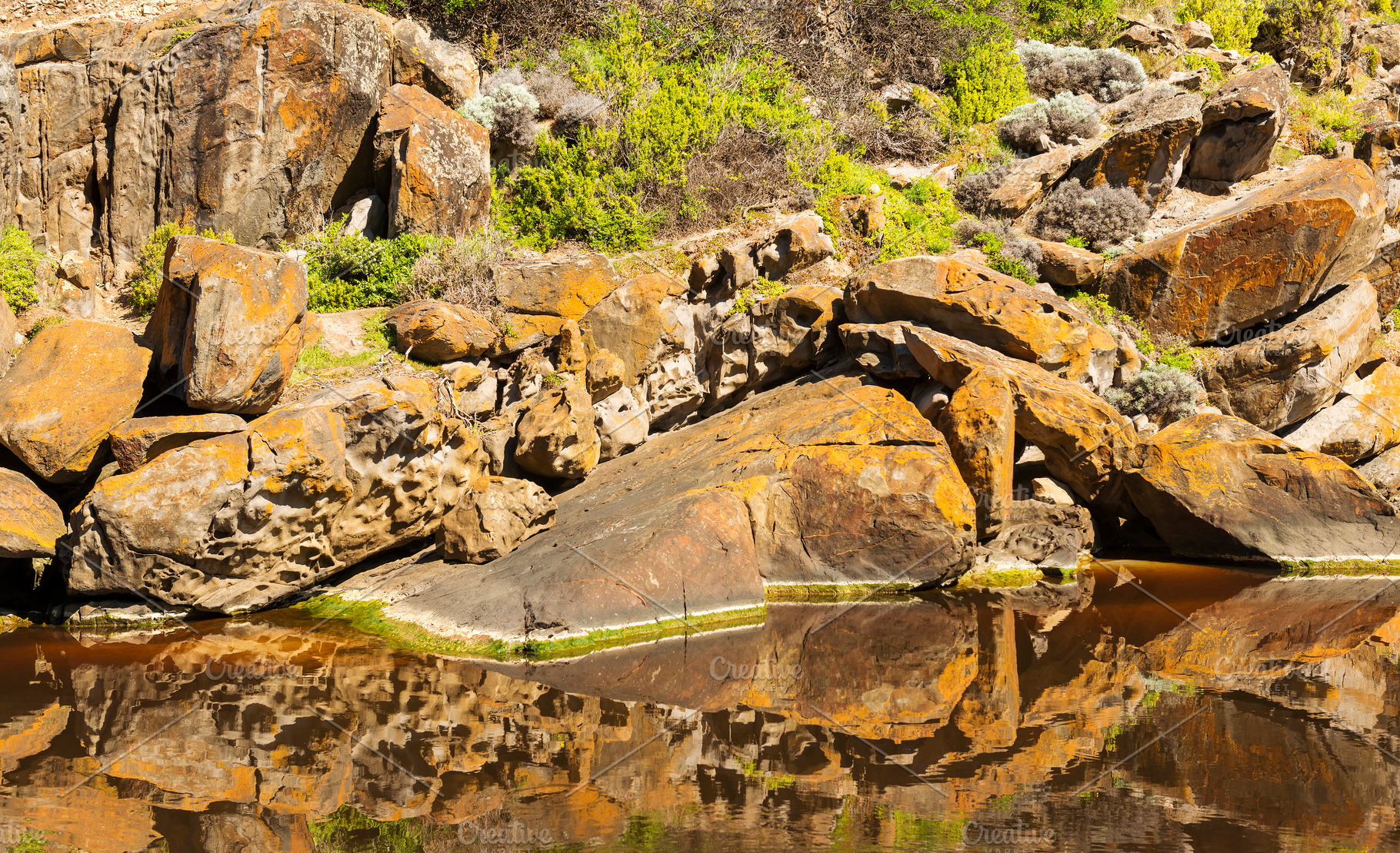Outback Rock Reflections, a Nature Photo by THP Creative