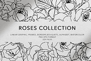BUNDLE. Line art floral set, an Object Graphic by Vera●Suleimanova (Thumbnail 10 of 13)