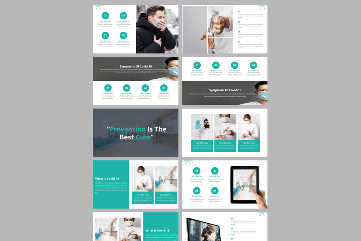 Corona Virus Powerpoint Template, a Presentation Template by Creative Slides (Photo 3 of 4)