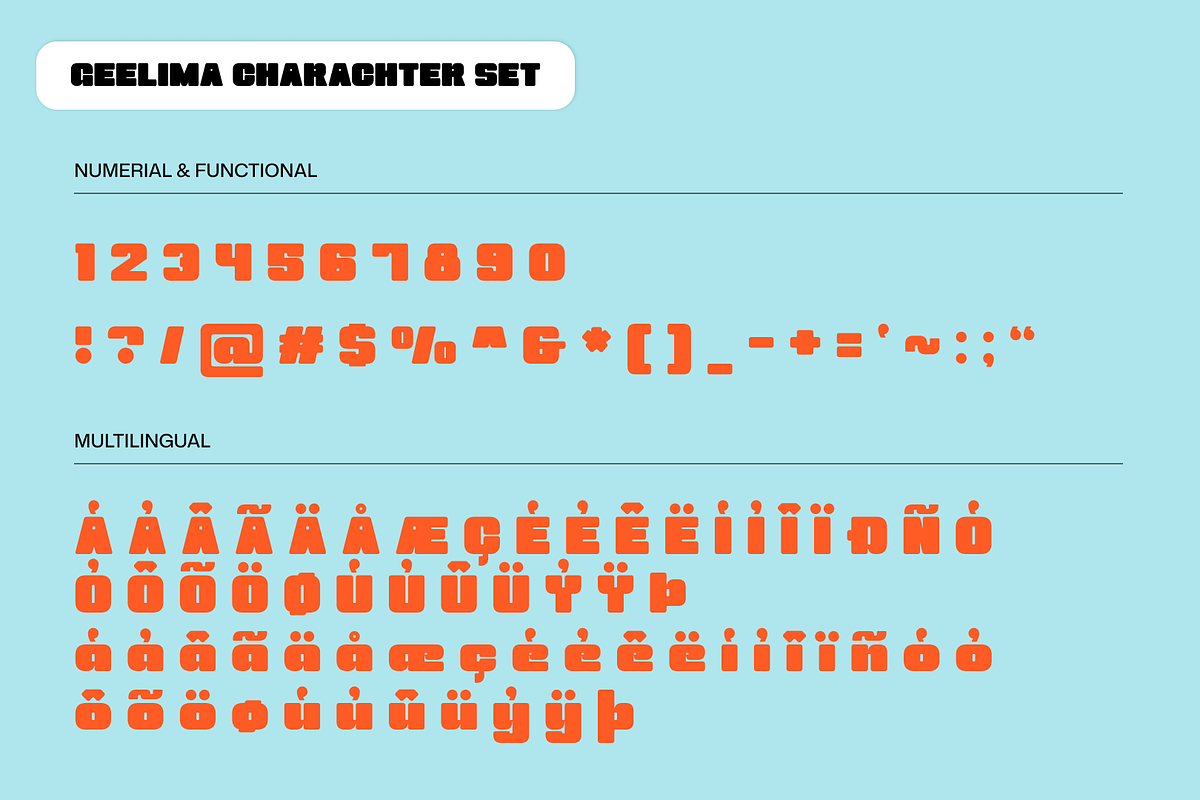 Geelima - Bold Display Font, a Sans Serif Font by CuratedType Studio (Photo 5 of 10)
