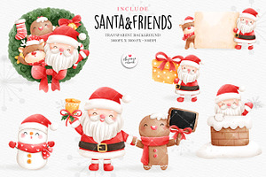 Christmas Clipart, Santa Claus