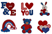 Faux Yarn Valentine Sublimation, an Illustration by CreationArt (Thumbnail 2 of 6)