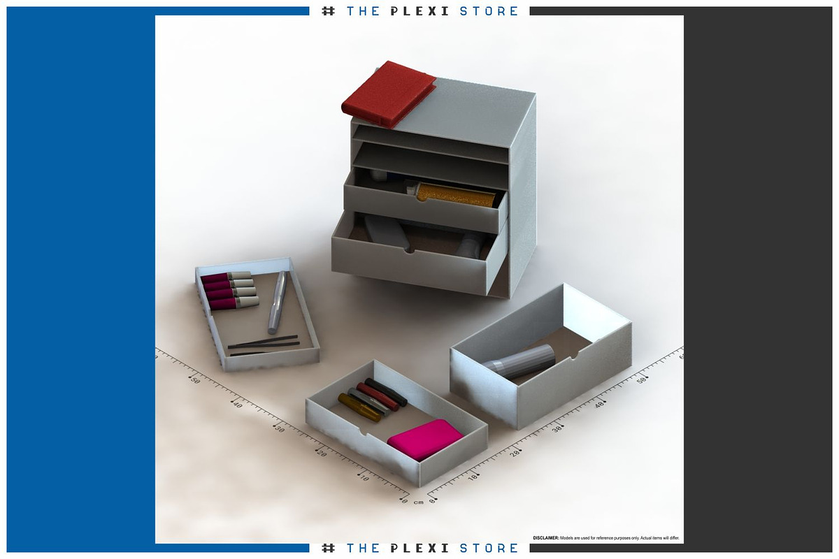 5 Drawer Makeup Organizer #01, a 3D by TPS Digital Assets (Photo 9 of 10)