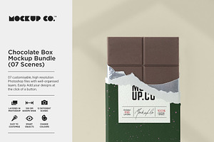 Chocolate Box Mockup Bundle