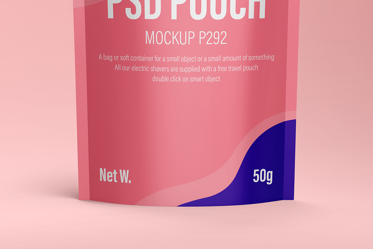 Cosmetic Pouch Bag Packaging Mockup, a Packaging Mockup by Ram Studio LLC (Photo 4 of 10)