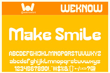 Make Smile Font