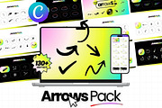 Arrows Pack Canva Templates, a Social Media Template by Virall (Thumbnail 1 of 10)