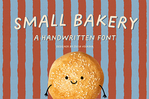 Small bakery | handwritten font