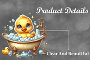 Watercolor Rubber Duck Png Clipart, a Seasonal Illustration by Craft Nest (Thumbnail 3 of 5)