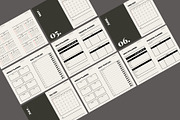 Planner Templates Canva & Indesign, a Brochure Template by Occy Design (Thumbnail 3 of 4)