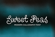 Sweet Peas Font, a Script Font by Marmalade Moon (Thumbnail 1 of 5)