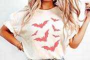 Hand Drawn Red Bats PNG, Halloween, an Illustration by SharpMarketplace (Thumbnail 2 of 9)