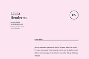 Laura | CV / resume template, a Resume Template by CV house (Thumbnail 8 of 10)
