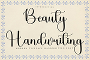 Beauty Handwriting, a Handwritten Font by FreshTypeINK (Thumbnail 1 of 8)