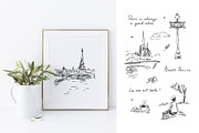 Paris Sketches, an Illustration by Redchocolate (Thumbnail 6 of 8)
