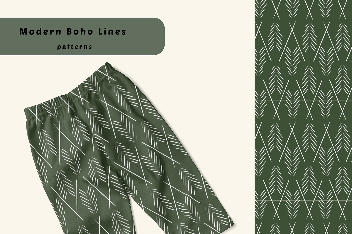 Modern Boho Lines, a Pattern Graphic by AnnaEshka (Photo 1 of 2)